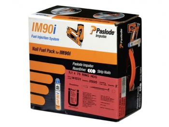 Paslode 142025 3.1mm x 63mm RG HDGV Nail Fuel Pack (2500 per box + 2 fuel cells)